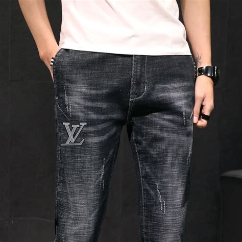 lv men jeans